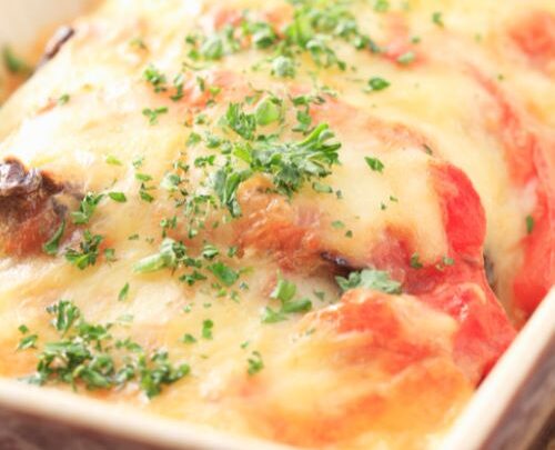gratin-poivron-mozarella